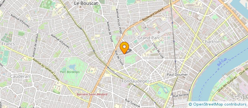 localisation de l'entreprise BORDEAUX MILLESIMES à BORDEAUX