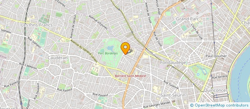 localisation de l'entreprise BORDEAUX MONTESQUIEU à BORDEAUX