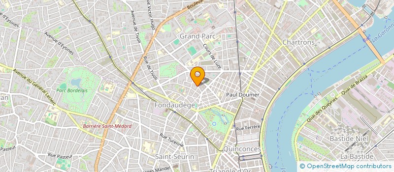 localisation de l'entreprise BORDEAUX MUSIC EVENTS  BORDEAUX