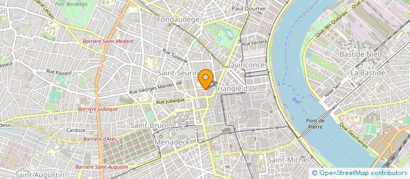 localisation de l'entreprise BORDEAUX.NET à BORDEAUX
