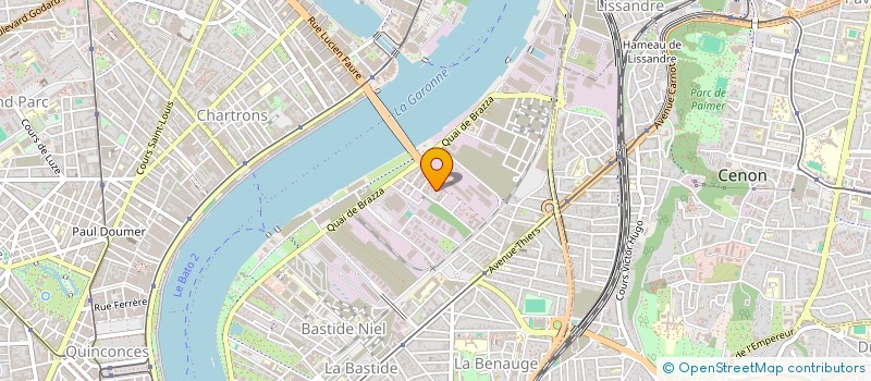 localisation de l'entreprise BORDEAUX NOUVELLE VOIE  BORDEAUX