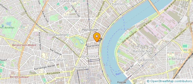 localisation de l'entreprise BORDEAUX OENO-SERVICE à BORDEAUX