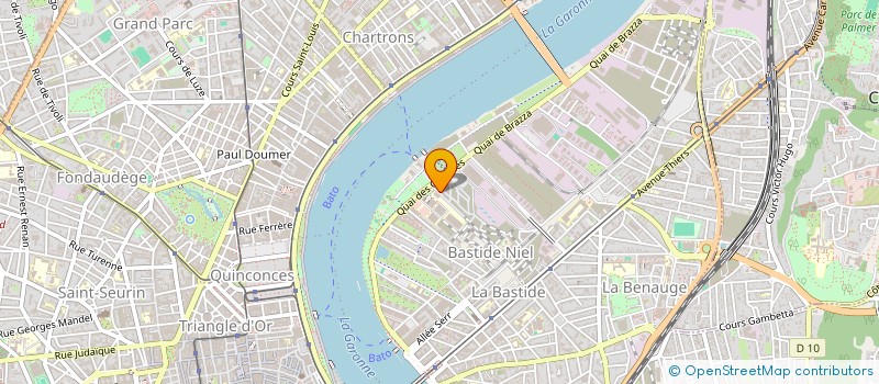 localisation de l'entreprise  BORDEAUX OUEST SUD SESSION  LE BOUSCAT