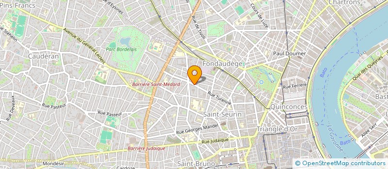 localisation de l'entreprise BORDEAUX PERFORMANCE ESCRIME  BORDEAUX