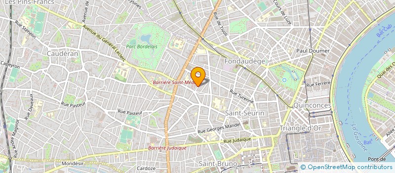 localisation de l'entreprise BORDEAUX PROTHESE DENTAIRE à BORDEAUX