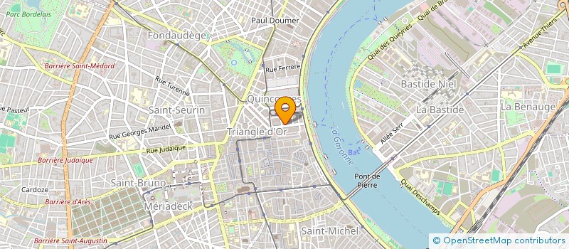 localisation de l'entreprise BORDEAUX RIVER CRUISE  BORDEAUX