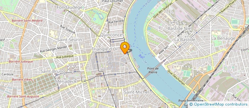 localisation de l'entreprise BORDEAUX SANTE AQUITAINE à BORDEAUX
