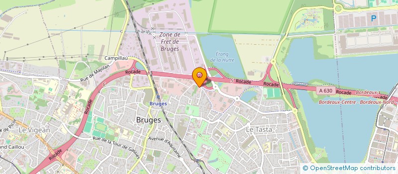 localisation de l'entreprise BORDEAUX SERRURERIE à BRUGES