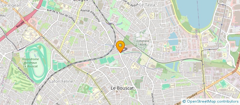 localisation de l'entreprise BORDEAUX SPECIALTY VENEERS à LE BOUSCAT
