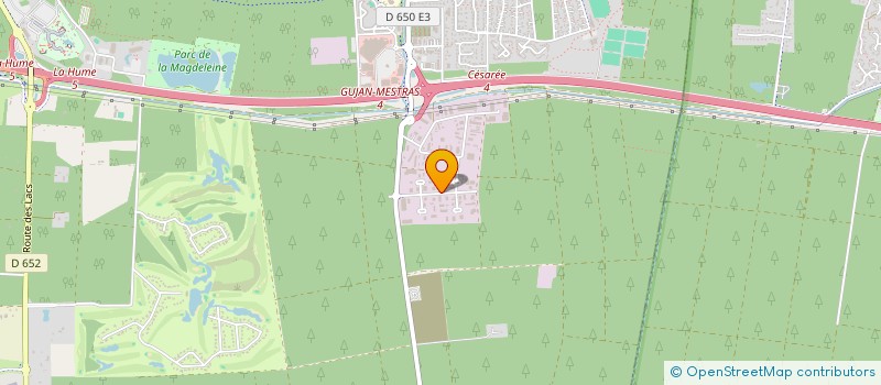localisation de l'entreprise BORDEAUX SUD AMBULANCES  GUJAN-MESTRAS