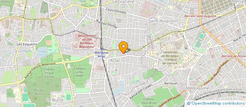 localisation de l'entreprise BORDEAUX THERMIQUE CONCEPT  MERIGNAC