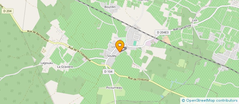 localisation de l'entreprise BORDEAUX TONNEAUX  VERTHEUIL