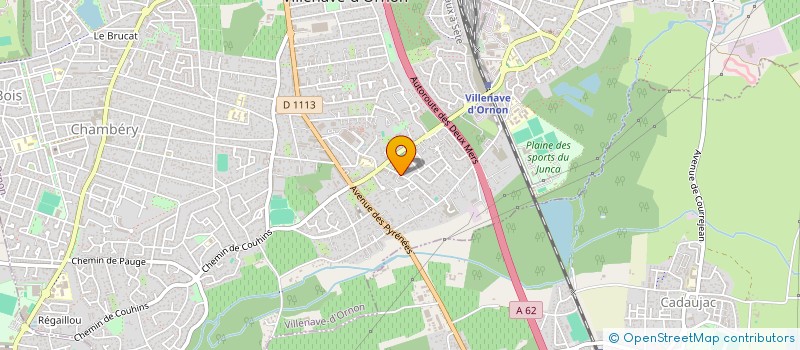 localisation de l'entreprise BORDEAUX TRANSFERT PRIVE à VILLENAVE D ORNON