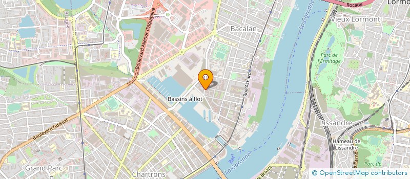 localisation de l'entreprise BORDEAUX TRAVAUX à BORDEAUX