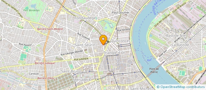 localisation de l'entreprise BORDEAUX TRAVAUX CONSEILS à BORDEAUX