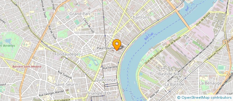 localisation de l'entreprise BORDEAUX VIDEO NUMERIQUE(BVN) à BORDEAUX