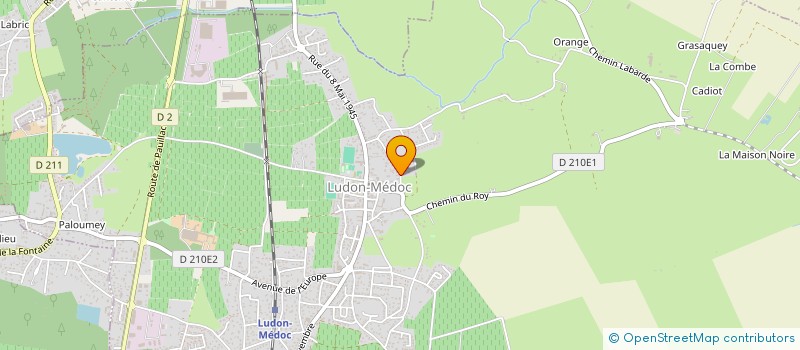 localisation de l'entreprise BORDEAUX VINTAGE TOURS  LUDON-MEDOC