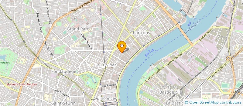 localisation de l'entreprise BORDEAUX WINE EVENTS à BORDEAUX