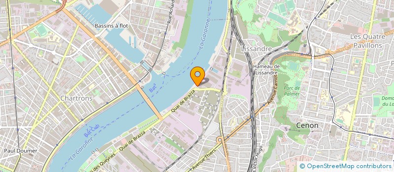 localisation de l'entreprise BORDEAUX YACHTING à BORDEAUX