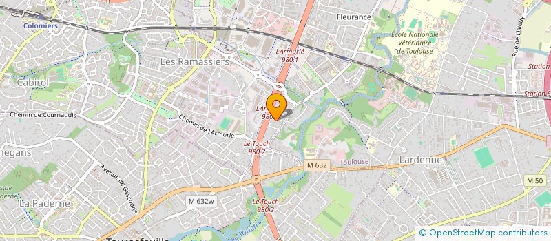 localisation de l'entreprise BORDEBLANCHE  COLOMIERS