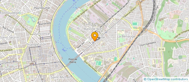 localisation de l'entreprise BORDECAS à BORDEAUX