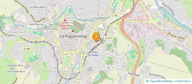 localisation de l'entreprise BORDEL ANDRE ET PAYS JOSEPH  LE PUY-EN-VELAY