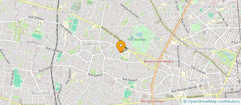 localisation de l'entreprise BORDELAISE D'ASSURANCES COURTAGE  BORDEAUX