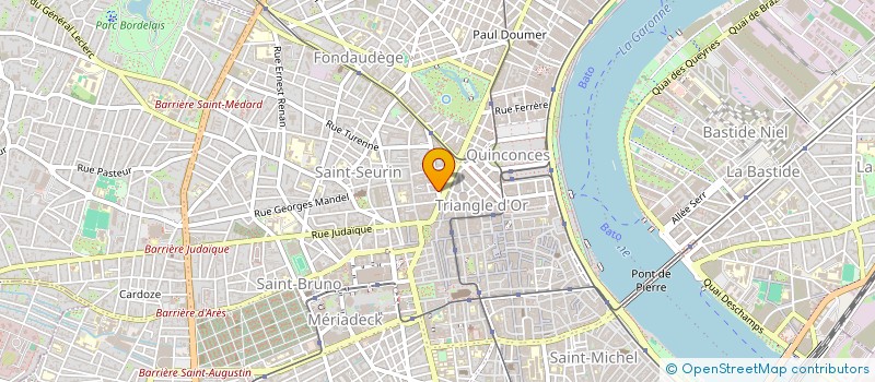 localisation de l'entreprise BORDELAISE DE L'IMMOBILIER  BORDEAUX