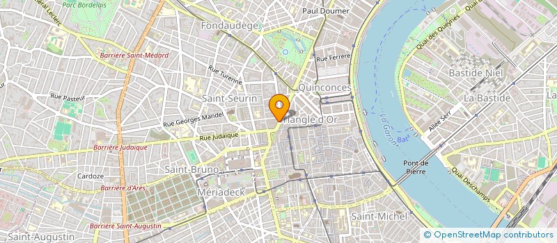 localisation de l'entreprise BORDELAISE DES GRANDS VINS  BORDEAUX