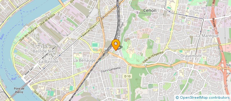 localisation de l'entreprise BORDELAISE DU BATIMENT  CENON