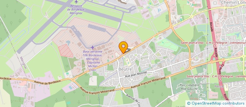 localisation de l'entreprise BORDELAISE INVESTISSEMENT ET PATRIMOINE à MERIGNAC