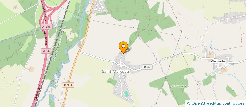 localisation de l'entreprise BORDEM'AIR  SAINT-MARCEAU