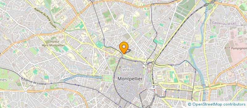 localisation de l'entreprise BORDENAVE-PECASTAINGS à MONTPELLIER