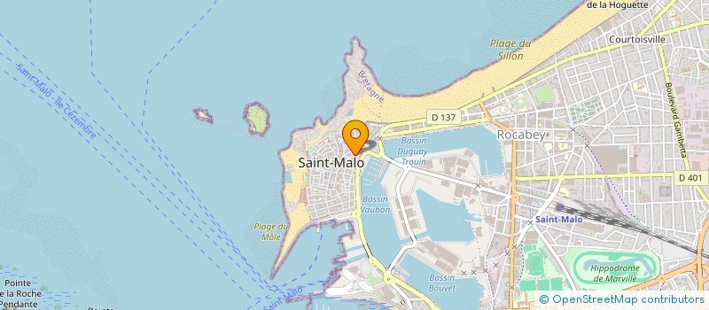 localisation de l'entreprise BORDER LINE à SAINT-MALO