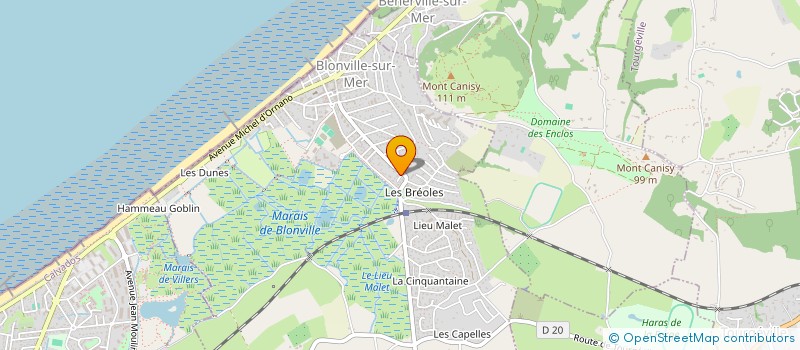 localisation de l'entreprise BORDERAN à BLONVILLE-SUR-MER