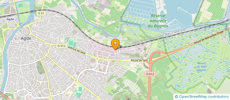 localisation de l'entreprise BORDERES-SANCHIS à AGDE