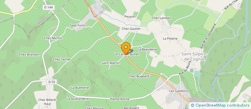 localisation de l'entreprise BORDERIE à VAL-DE-COGNAC