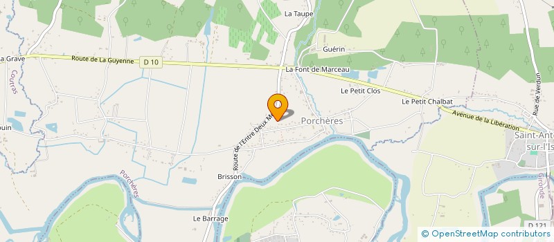 localisation de l'entreprise BORDERIE BERTRAND à PORCHERES