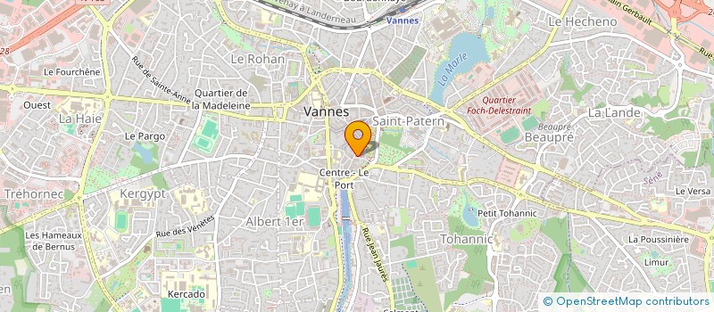 localisation de l'entreprise BORDERY SARL à VANNES