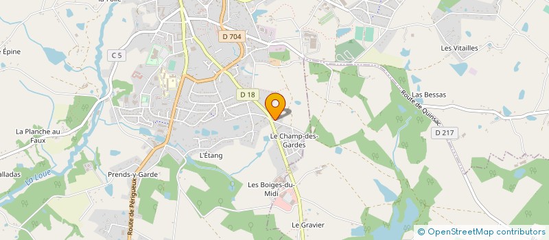 localisation de l'entreprise BORDES SARL à SAINT-YRIEIX-LA-PERCHE