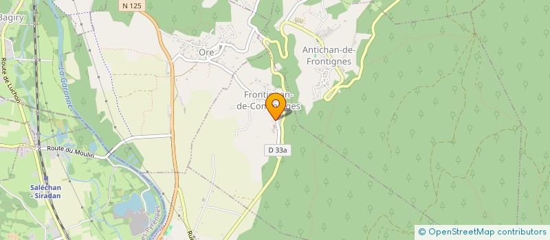 localisation de l'entreprise BORDES SARL à FRONTIGNAN-DE-COMMINGES