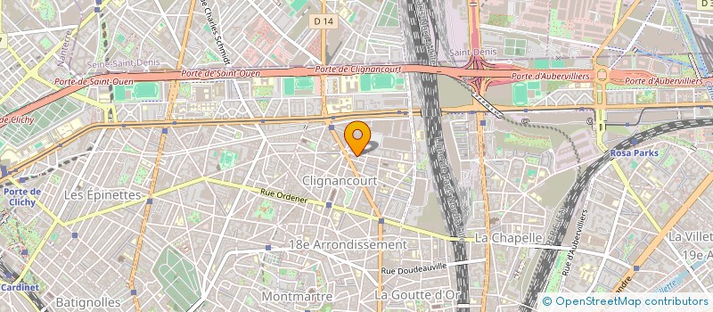localisation de l'entreprise BORDET ET CLARE à PARIS