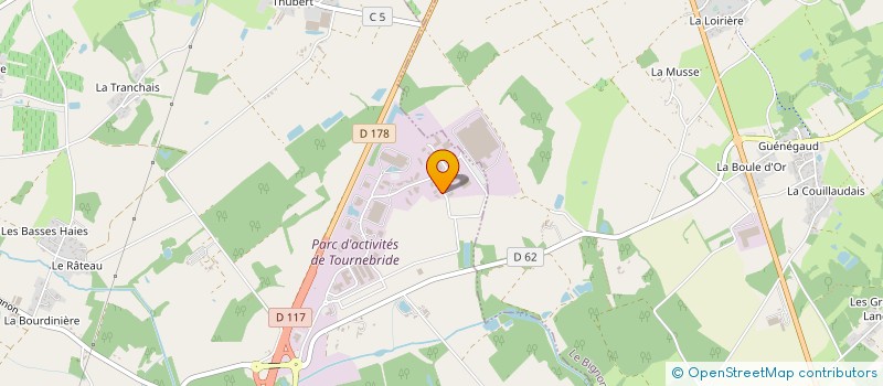 localisation de l'entreprise BORDET/HERAULT SERVICES SARL  SAINT-COLOMBAN