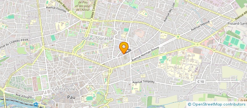 localisation de l'entreprise BORDI & NAL à PAU