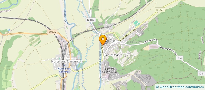 localisation de l'entreprise BORDIER à RAVIERES