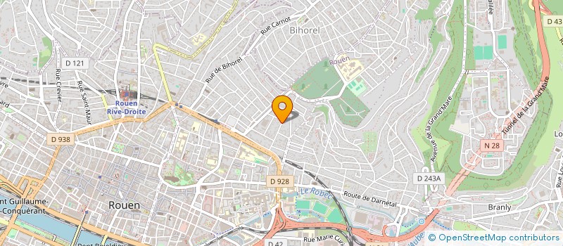 localisation de l'entreprise BORDIN CDQ à ROUEN