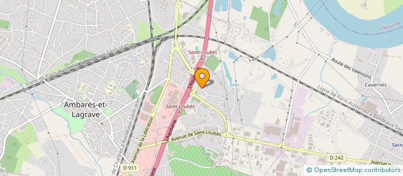 localisation de l'entreprise BORDOBIZ  AMBARES-ET-LAGRAVE