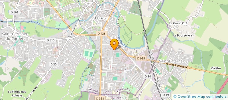 localisation de l'entreprise BORDOLOG à ALENCON