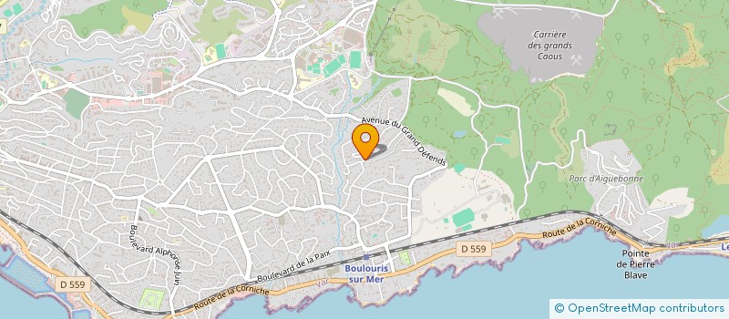 localisation de l'entreprise BORDON  SAINT-RAPHAEL