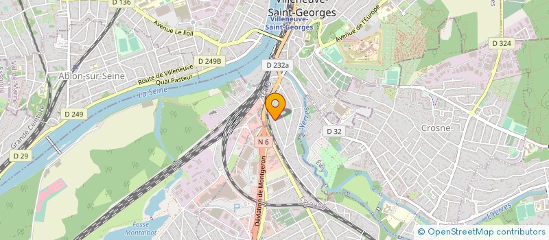 localisation de l'entreprise BORDON ENERGIES RENOUVELABLES  VILLENEUVE-SAINT-GEORGES